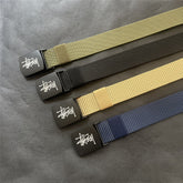 Stussy Belt Canvas Belt Nylon Casual Braided Belt
